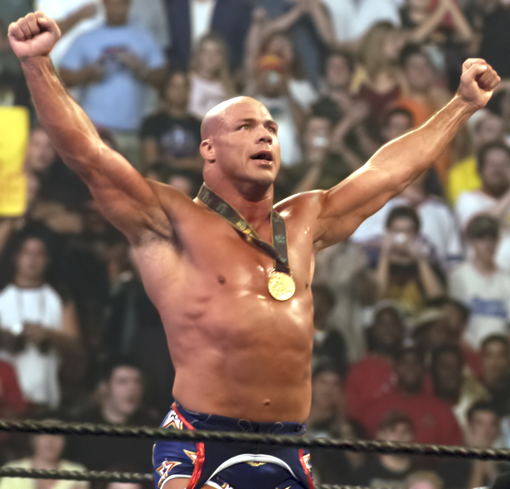 WWE Raw superstar Kurt Angle (1996 Olympic Gold Medalist)