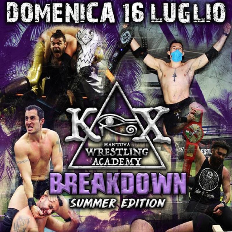 Wrestling KOX: Primi Match annunciati per Breakdown Summer Edition