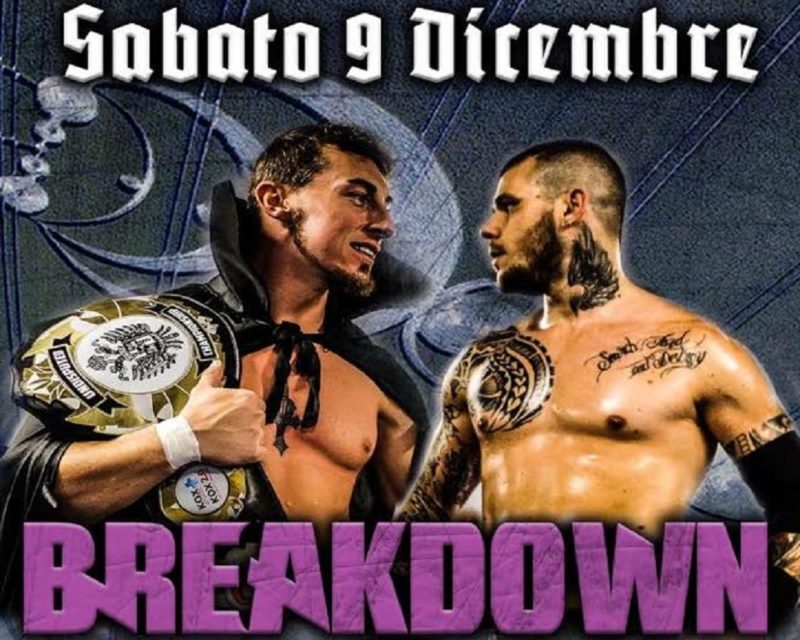 Wrestling KOX: Match e Atleti annunciati per Breakdown #6, Seminario con Sid Scala