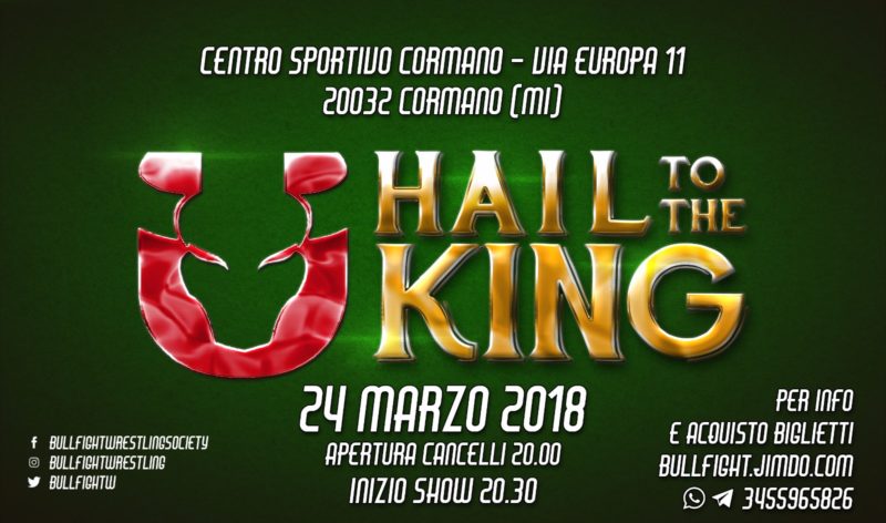 BULLFIGHT: Nuovi Atleti e Match annunciati per “Bullfight III: Hail To The King”