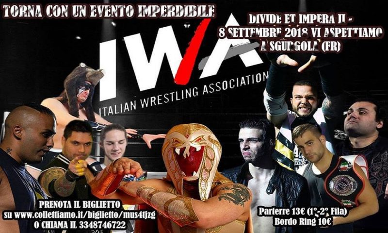 IWA: Info & Match annunciati “Divide Et Impera #2”