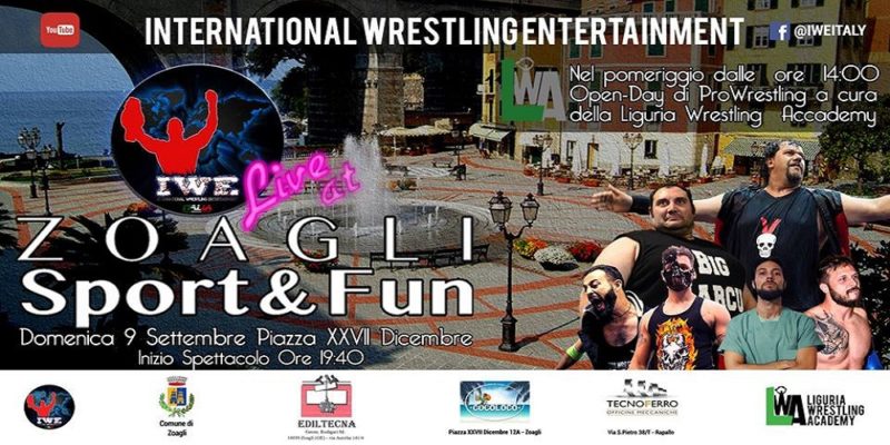 RISULTATI: IWE Live @ Zoagli Sport&Fun 09/09/2018 (Difeso Titolo PWLE)