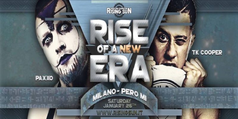 RISING SUN: Info & Match annunciati per “Rise Of a New Era”