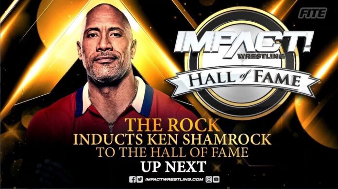 IMPACT: The Rock mantiene la promessa e introduce Shamrock nella Hall of Fame
