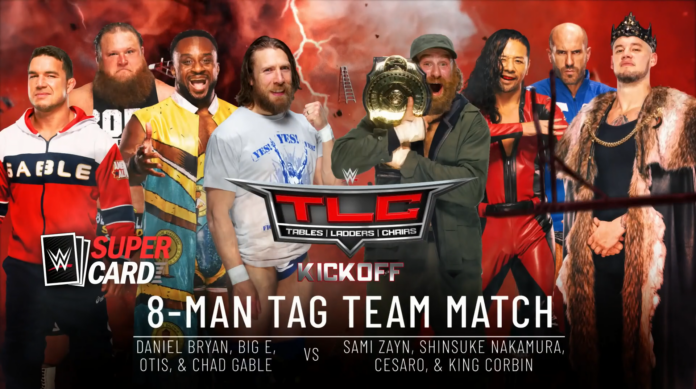 WWE: Quale team si è aggiudicato il 4 vs 4 nel kickoff di TLC? – Spoiler