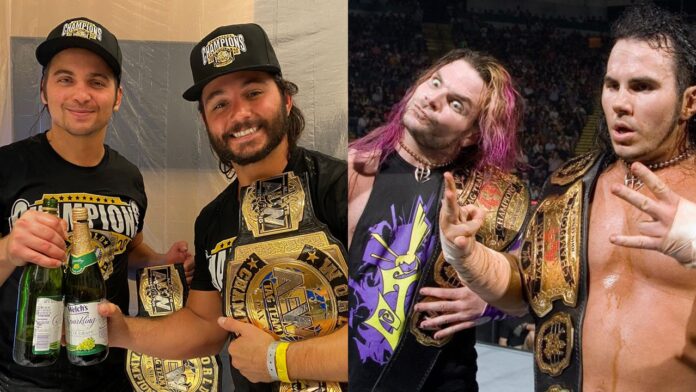 AEW: Gli Young Bucks tornano nella divisione di coppia, annunciato un match con gli Hardys a Dynamite!