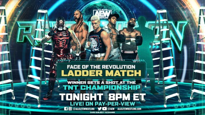 AEW: Spettacolare Ladder Match a Revolution con importante esordio