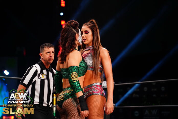 AEW: Il match tra Thunder Rosa e Britt Baker a Revolution ha subito diversi cambiamenti