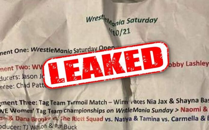 WWE: Rivelato l’elenco dei producer dei match di WrestleMania