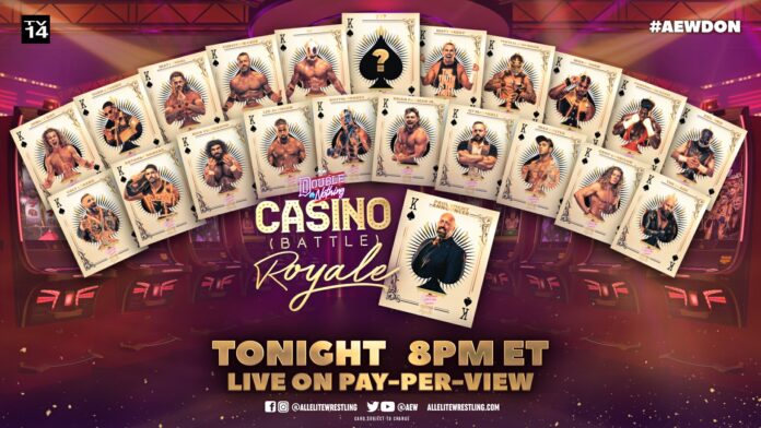 AEW: Futura chance titolata in palio nella Casino Battle Royale, chi è il fortunato? – Spoiler