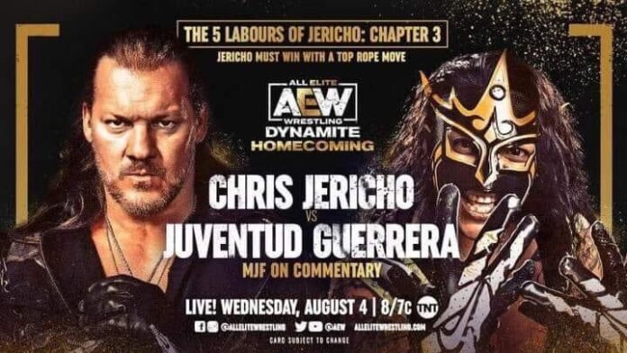 AEW: E siamo a 3, una “fatica” volante per Jericho contro il rivale storico Juventud Guerrera – Spoiler