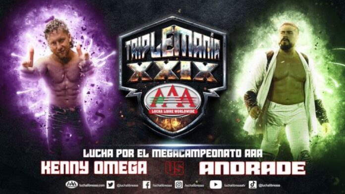 AAA: Andrade ha avuto un accompagnatore speciale per il match contro Omega a TripleMania XXIX – Spoiler