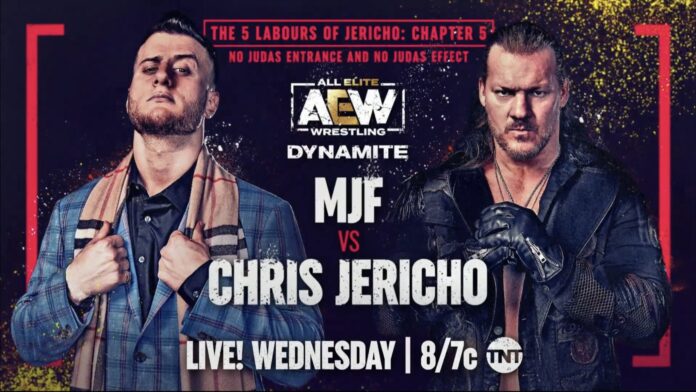 AEW: Quinta ed ultima fatica per Jericho, sarà riuscito a vendicarsi di MJF? – Spoiler