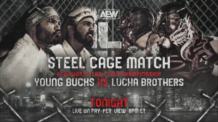 AEW: Pazzesco cage match tra Lucha Bros e Young Bucks ruba la scena ad All Out – spoiler
