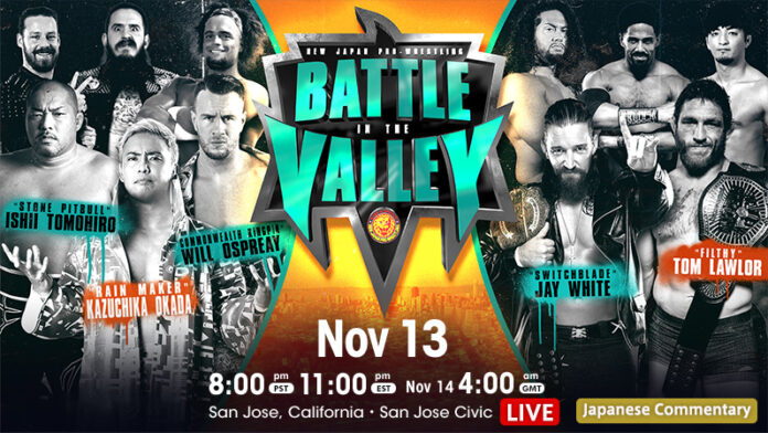 RISULTATI: NJPW Battle in the Valley
