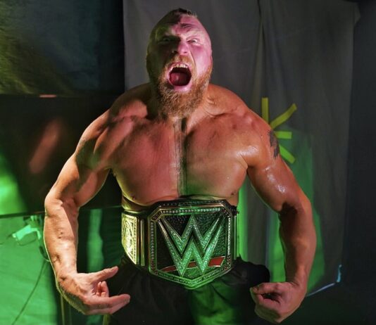 WWE: Brock Lesnar e Bianca Belair entrano nella storia, mitico tris di successi per loro