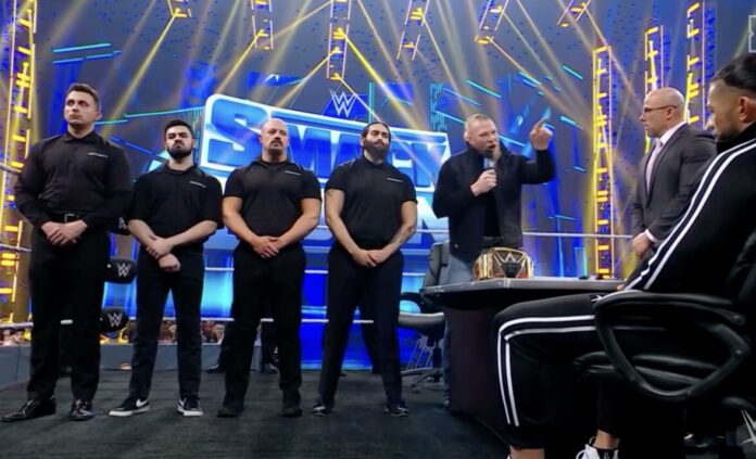 WWE: Anche Mambo Italiano tra i membri della sicurezza presenti nel Main Event di SmackDown