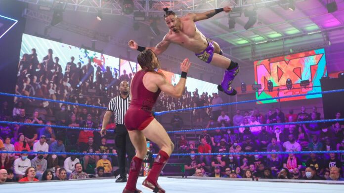 WWE: Niente da fare per Pete Dunne, Carmelo Hayes mantiene il titolo col supporto di Trick Williams