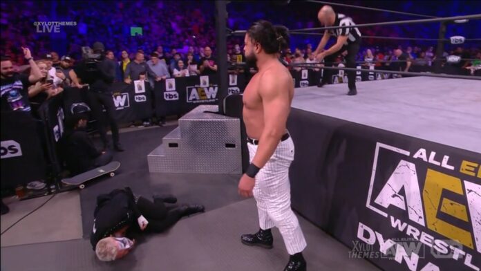 AEW: Andrade si impone su Darby Allin, nel caotico post match gli Hardys fanno la voce grossa