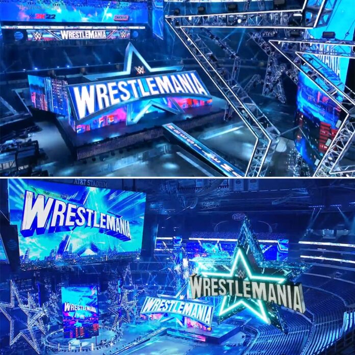WWE: Svelato lo stage di WrestleMania 38