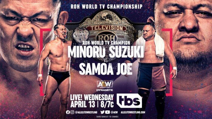 AEW: Tony Khan cala l’asso, sarà Suzuki vs Joe per il titolo ROH Tv al prossimo Dynamite