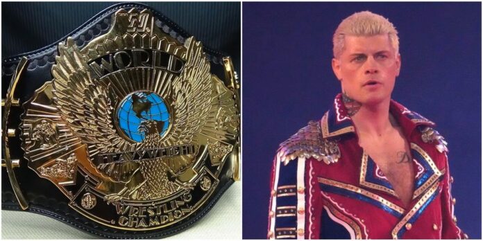 WWE: Cody Rhodes vuole riportare in vita una storica cintura
