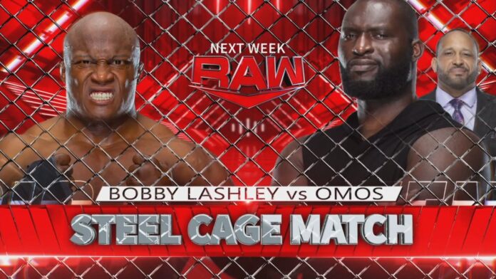 WWE: Rocambolesco finale nello steel cage match tra Lashley e Omos