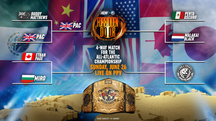 AEW: Nuovo torneo e nuovo titolo, ecco l’All Atlantic Championship per Forbidden Door