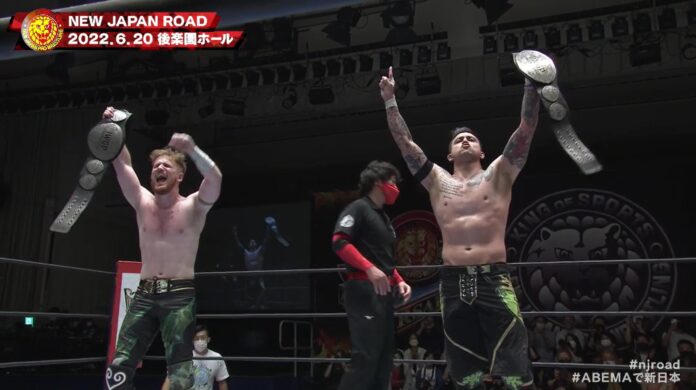NJPW: Francesco Akira scrive la storia, con TJP vince i titoli tag team Junior Heavyweight