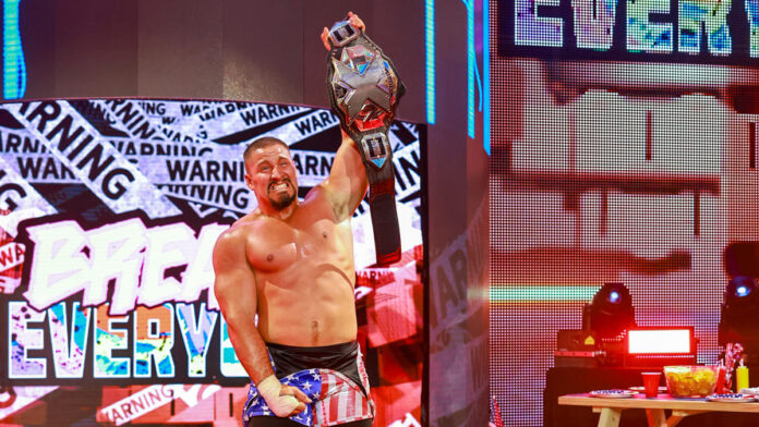 WWE: Bron Breakker più forte di Cameron Grimes e di un problema alla spalla si conferma campione