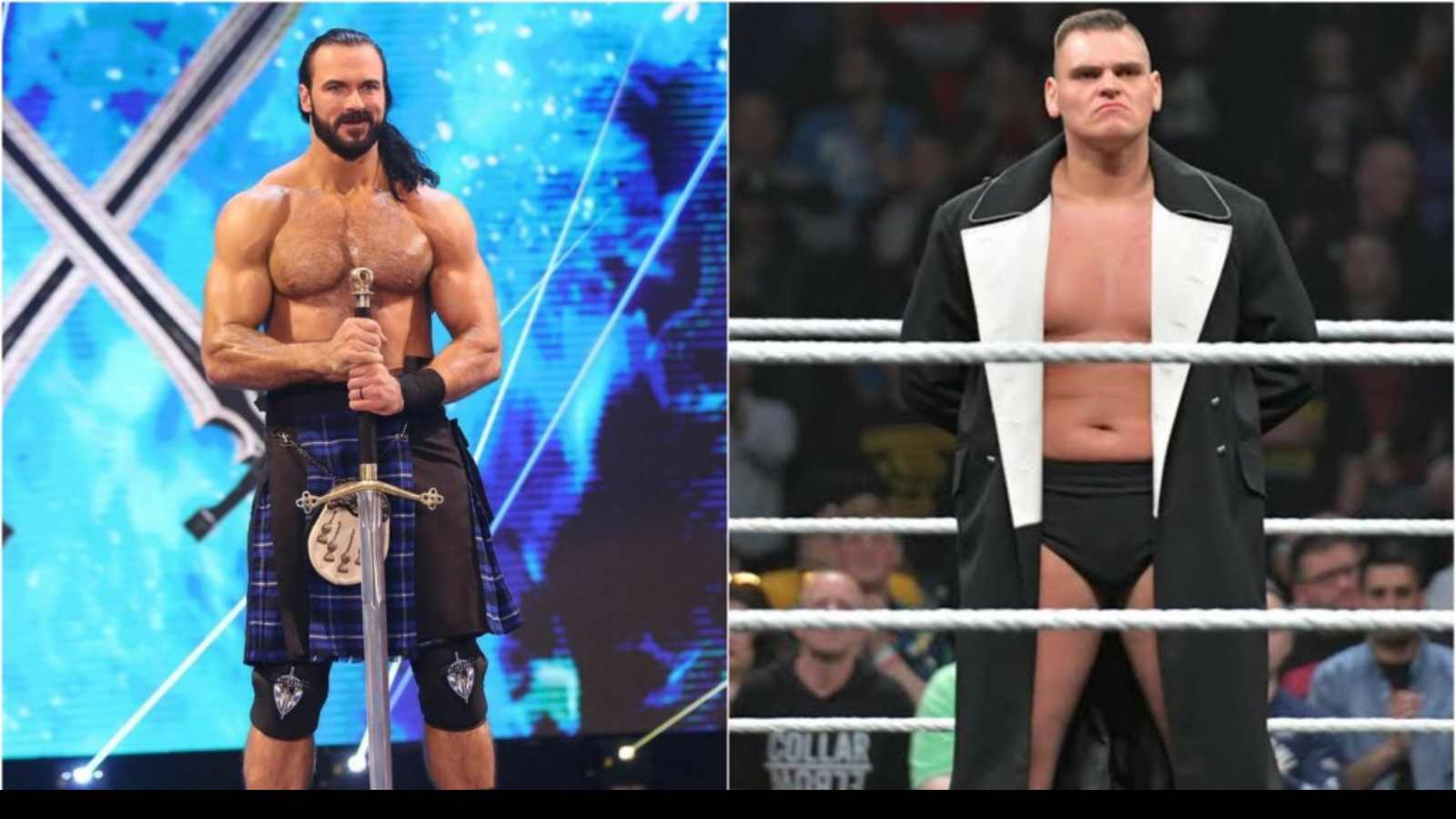 WWE Faccia a faccia tra Gunther e Drew McIntyre durante un Live Event