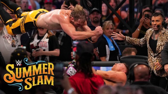 WWE: Logan Paul sorprende tutti nel match con Miz, ecco le clip delle sue mosse pazzesche