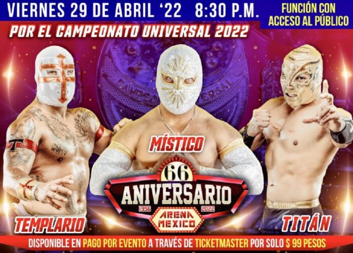 RISULTATI: CMLL 66. Aniversario Arena Mexico 29.04.2022