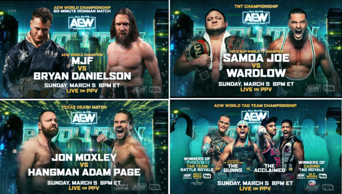 AEW: Chris Jericho vs Ricky Starks a Revolution! Ecco la card aggiornata
