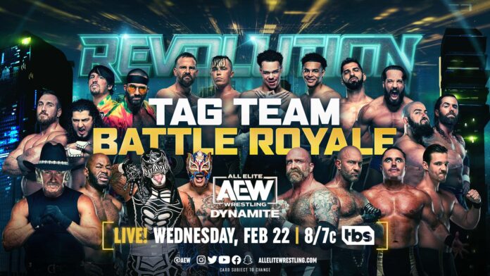 AEW: Con una Tag Team Battle Royal, aggiunto un altro team al match di Revolution