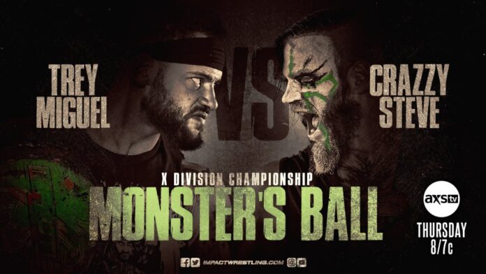IMPACT: Trey Miguel batte Crazzy Steve in un Monster’s Ball e rimane X Division Champion