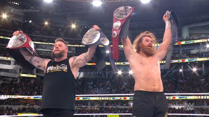 WWE: Trionfo per Sami Zayn e Kevin Owens, finisce dopo 623 giorni il regno degli Usos