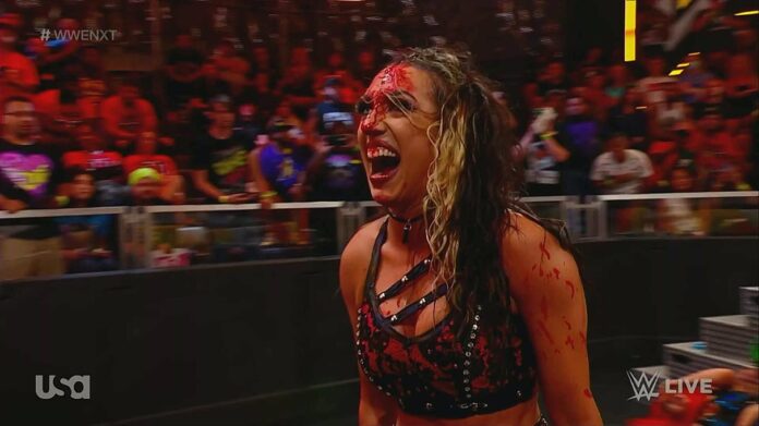 VIDEO: Jacy Jayne ha sanguinato vistosamente dalla fronte durante il suo match contro Gigi Dolin