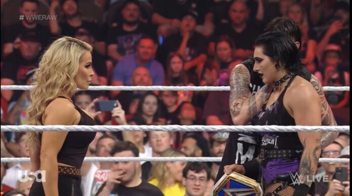 WWE: Faccia a faccia a Raw tra Rhea Ripley e Natalya, match titolato in vista?