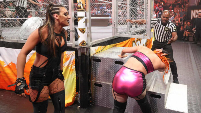 WWE: La resa dei conti è arrivata, durissima battaglia nella gabbia tra Dolin e Jayne