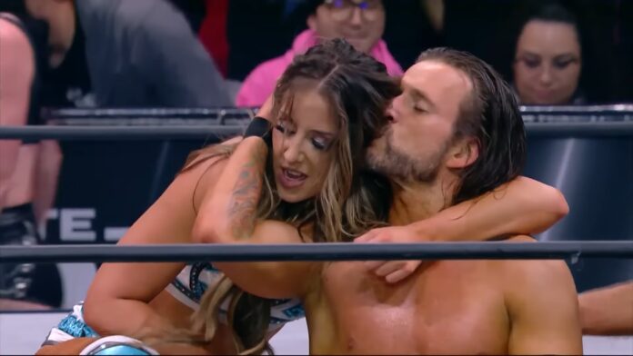 AEW: Adam Cole e Britt Baker sfidano Chris Jericho e Saraya a Dynamite, ecco come è andata