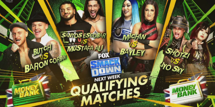 WWE: Annunciati altri 4 match di qualificazione a Money In The Bank per il prossimo SmackDown