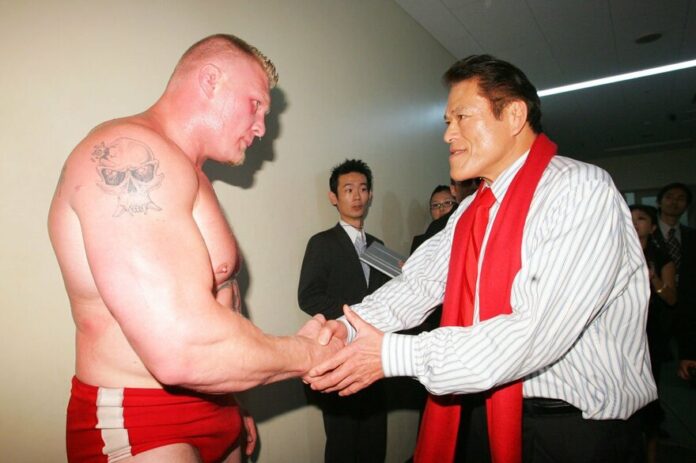 WWE: Brock Lesnar si è informato sugli ultimi giorni di vita di Antonio Inoki