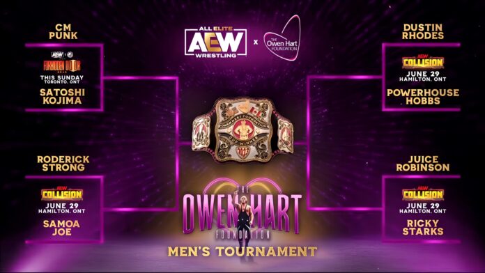 AEW: Definite le semifinali del torneo maschile Owen Hart Foundation