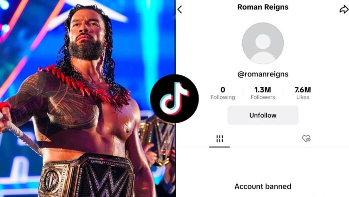 WWE: Roman Reigns rompe il silenzio sul ban di TikTok
