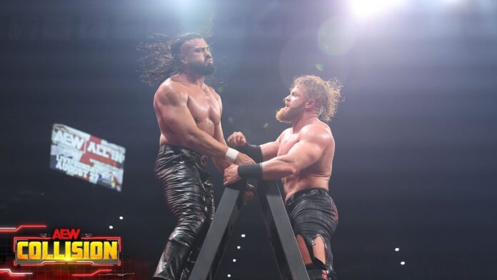 AEW: Andrade e Matthews danno spettacolo, ecco chi ha vinto il ladder match di Collision