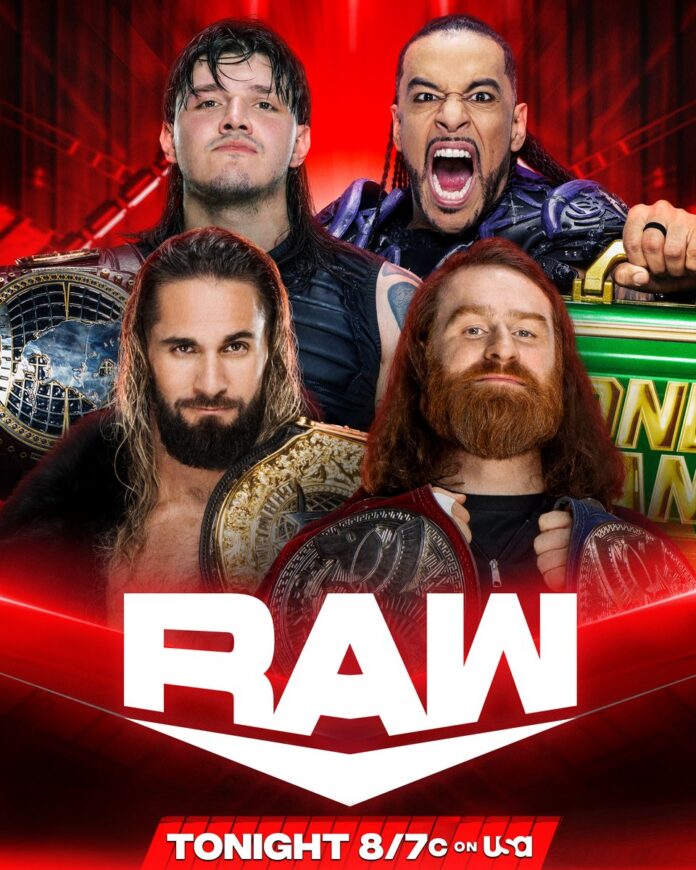 WWE: Un tag team match chiude la serata di RAW
