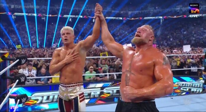 WWE: Brock Lesnar si è infortunato nel suo ultimo match a SummerSlam?