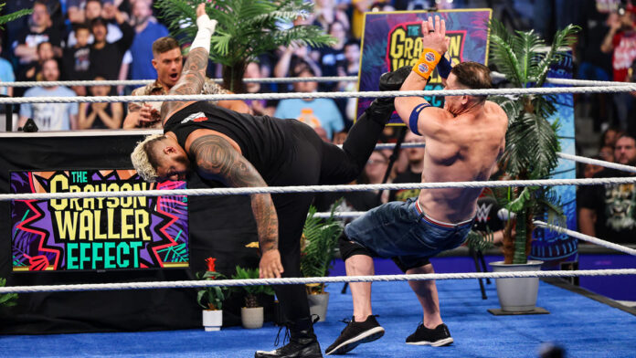 WWE: John Cena nel mirino della Bloodline? Solo Sikoa interviene in difesa del fratello