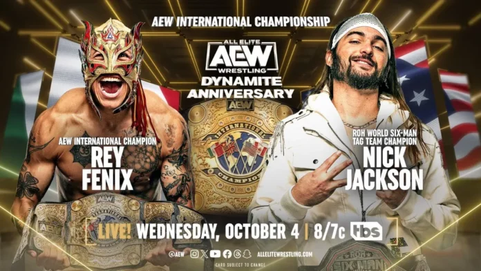 AEW: Rey Fenix vince e difende il titolo International Championship.